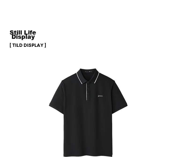 HLA Hailan Home Short Sleeve Polo Summer 26 Rocket Series Moisture-Wicking Short T-Shirt for Men 11