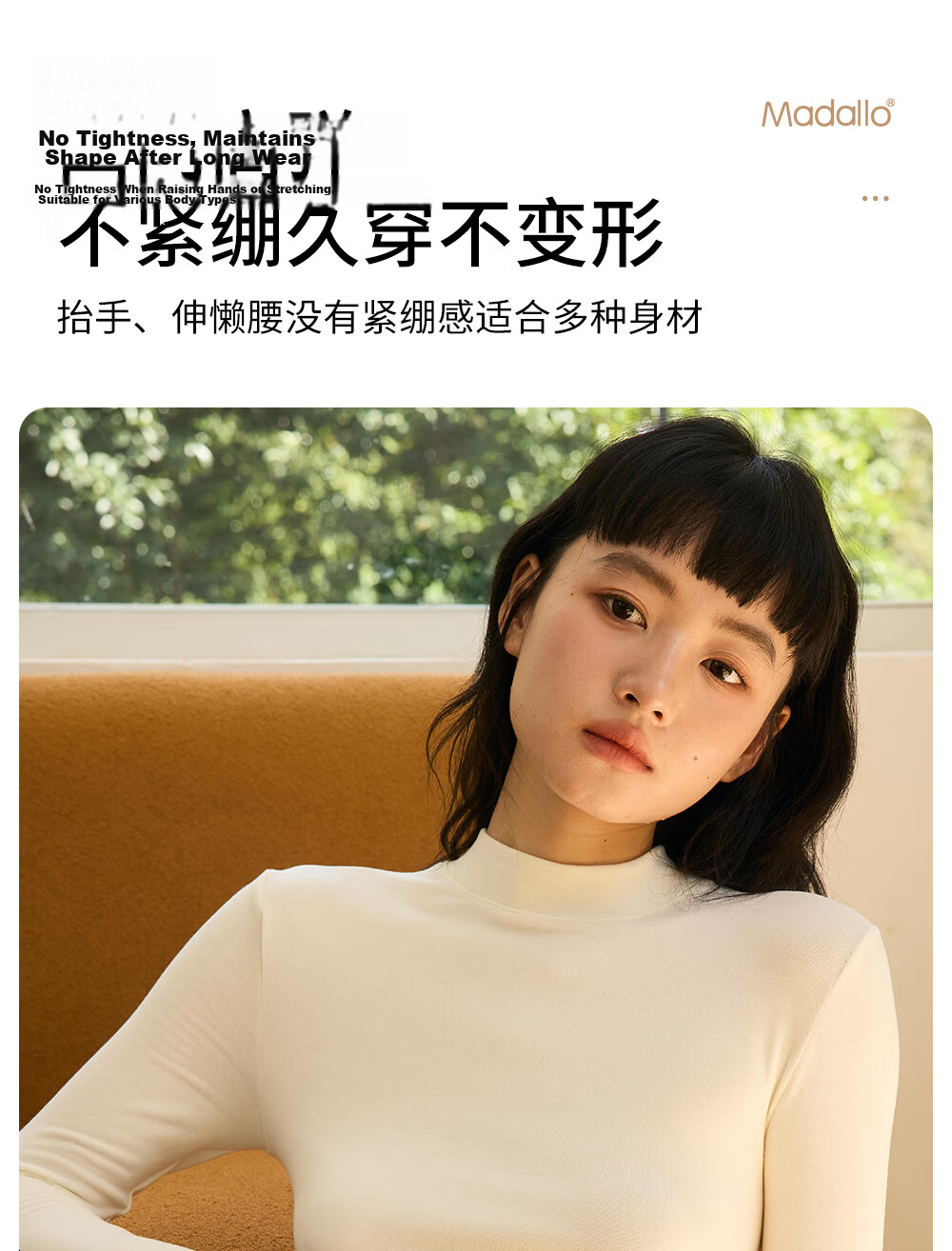 Modal Half Turtleneck Base Layer Women's Autumn Winter New Wool Warm Knit Sweater Premium Long Sleeve Top White 12