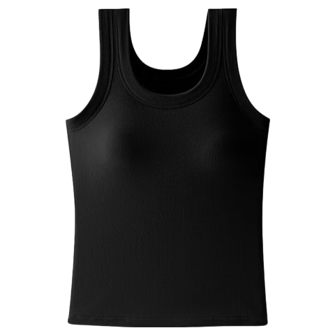 Dushiliren Women's Camisole Tank Top, Lightweight Summer Style, Base Layer, Conceals Side Boob, Square Neckline, Slimming Effect, Inner Wear Or Outer Wear, Sleeveless T-Shirt