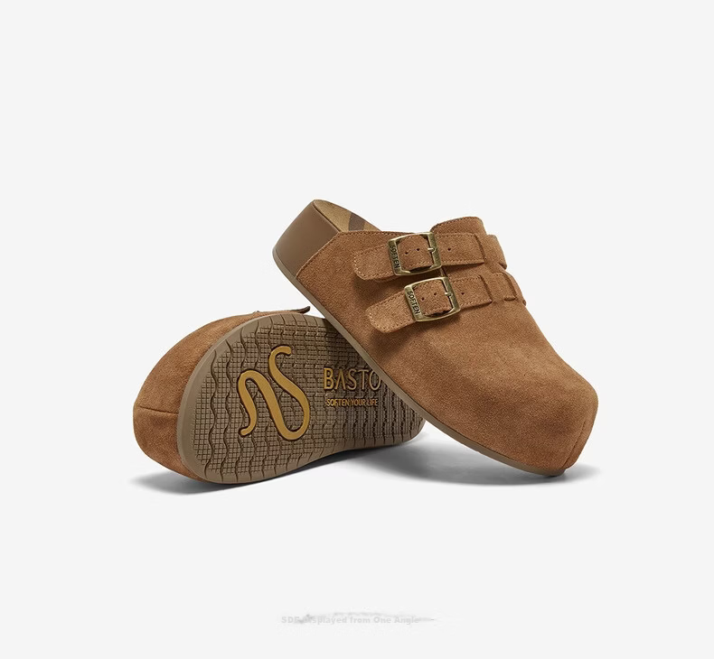BASTO 26 Summer Birkenshoe Vintage Outdoor Casual Women's Sandals U2626BH6 Apricot Size 37 17