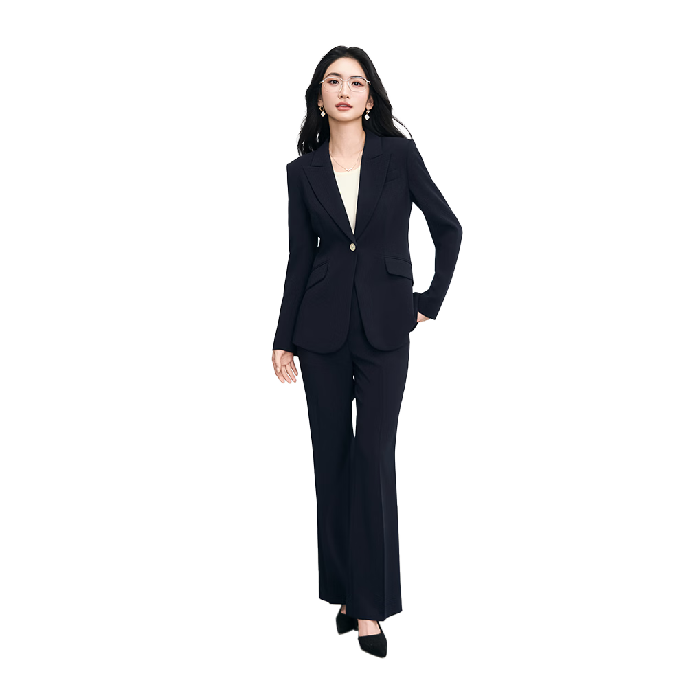 Miss Bird Women's Suit Set High-End Formal Small Size Professional Outfit National Exam Commuting Interview Blazer