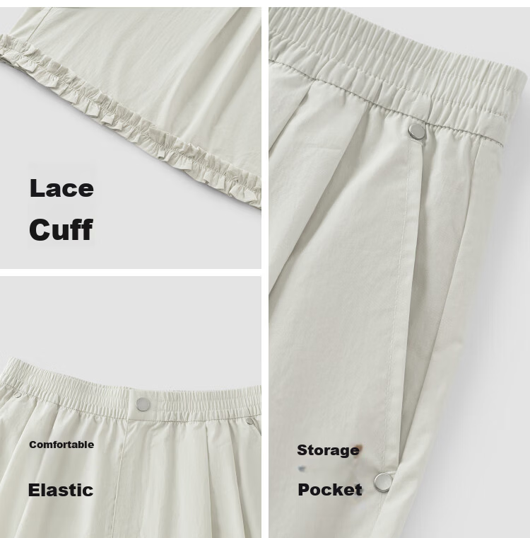 Semir Casual Pants Women Summer Ruffled Loose Pleated Elastic Waist Shorts 2026 101326125001 9