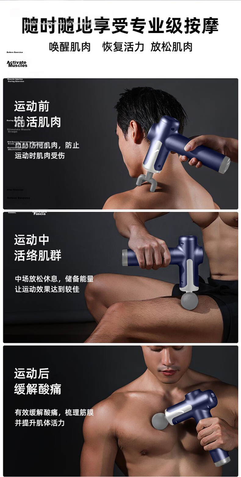 ANTA Professional Fascia Gun Deep Muscle Relaxation Massager Full Body Waist and Leg Neck Massager 11