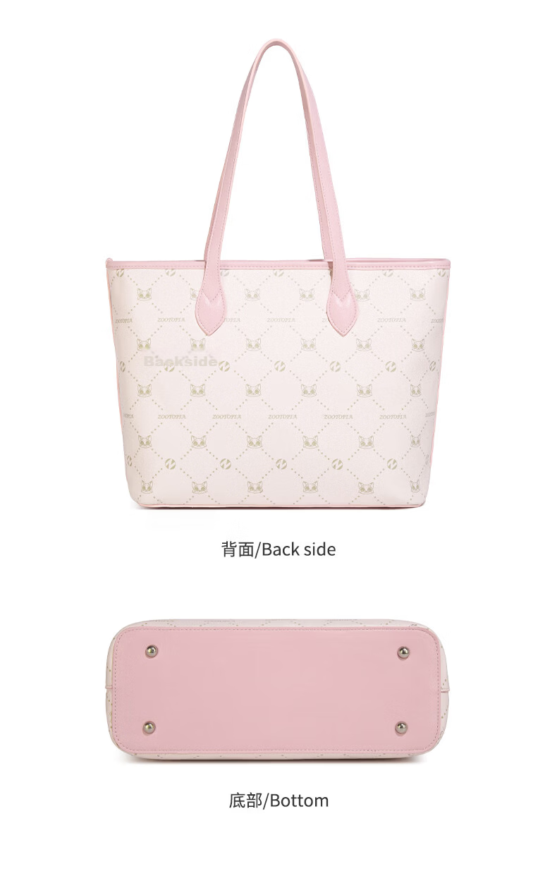 Disney Zootopia Collaboration Luxury Women's Shoulder Bag Large Capacity Tote Birthday Gift for Girls 13