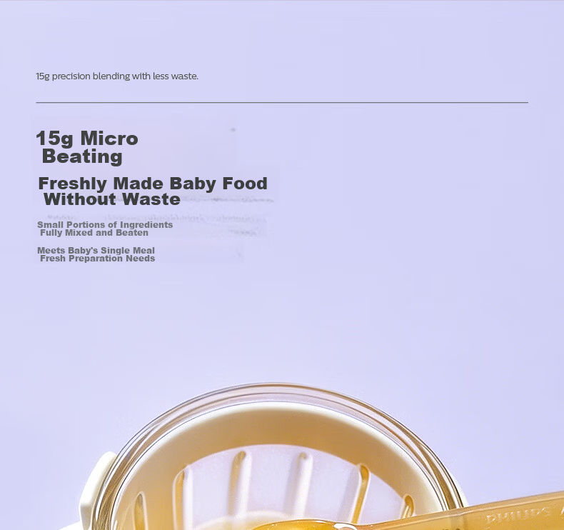 Philips Avent Baby Food Maker Small Infant Blender Grinder Puree Machine Baby Food Processor 7