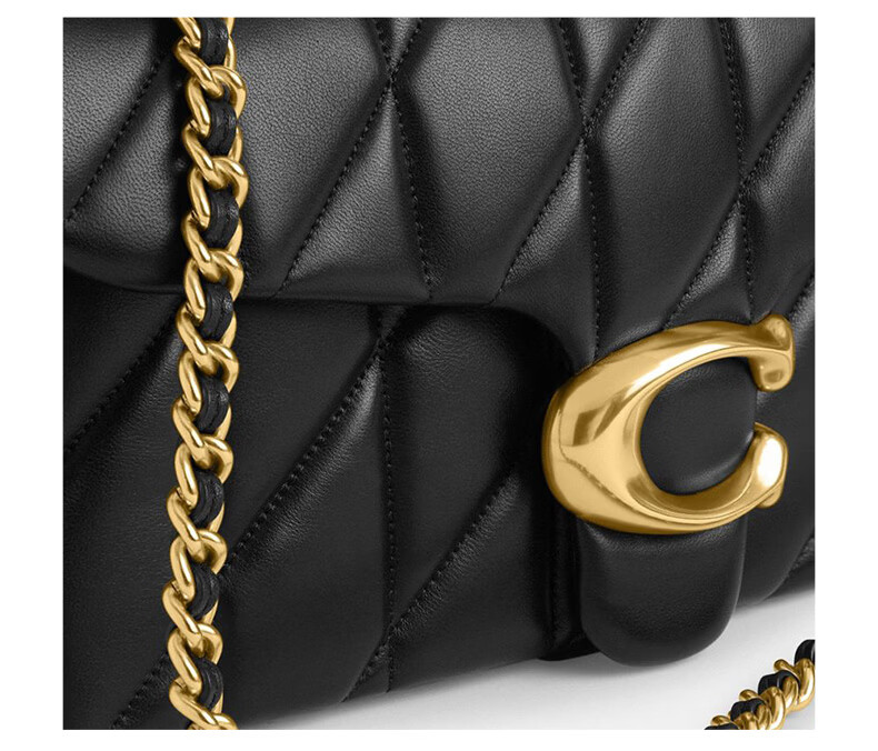 COACH Women's TABBY Medium Shoulder Bag Crossbody Bag Black CP150 Chic Gift 14