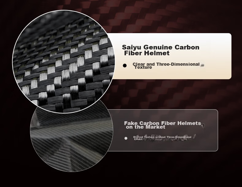 SCOYCO Motorcycle Helmet Carbon Fiber Lightweight Breathable Comfortable Four-Season Commuter Unisex 3C Certified 4