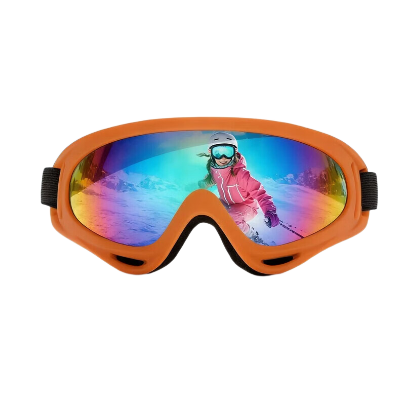 DRATRA Ski Goggles Windproof Glasses Mountaineering Snow Goggles Kids Ski Glasses Dustproof Snow Gear
