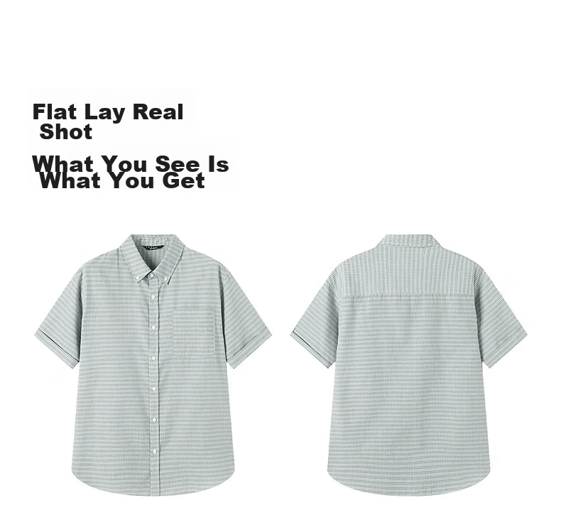 TonLion 2026 Spring Summer New Men's Short Sleeve Striped Casual Loose Business Shirt 2