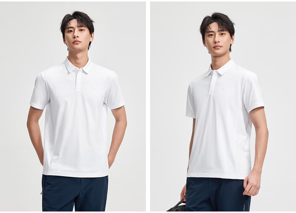 Toread Men's Quick-Dry Breathable Cotton-Feel Moisture-Wicking Polo Shirt Summer Business Commuting Casual Outdoor Sports Short Sleeve 13