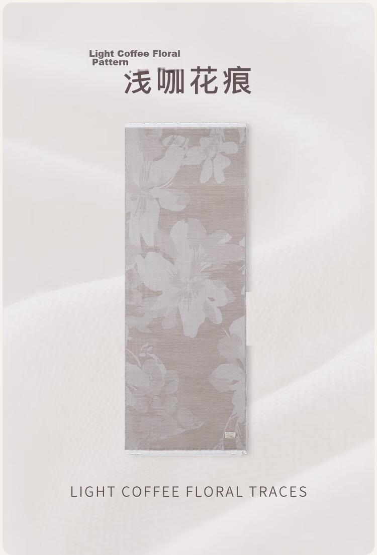 JIUMU 100% Merino Wool Lightweight Four-Season Shawl Women's Elegant Summer Air-Conditioned Room Warm Scarf 15