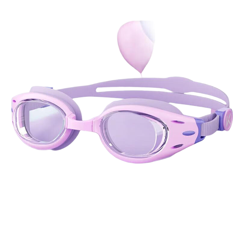 Keep Children's Swimming Goggles for Boys And Girls, Waterproof Anti-Fog Professional HD Swimming Glasses Comfortable Diving Equipment 501 Light Purple