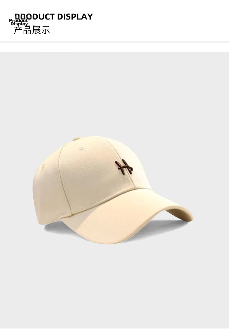 YUYULA Women's 2026 New Baseball Cap Casual Duckbill Hat Large Head Circumference Slimming Sunshade Sun Hat 10