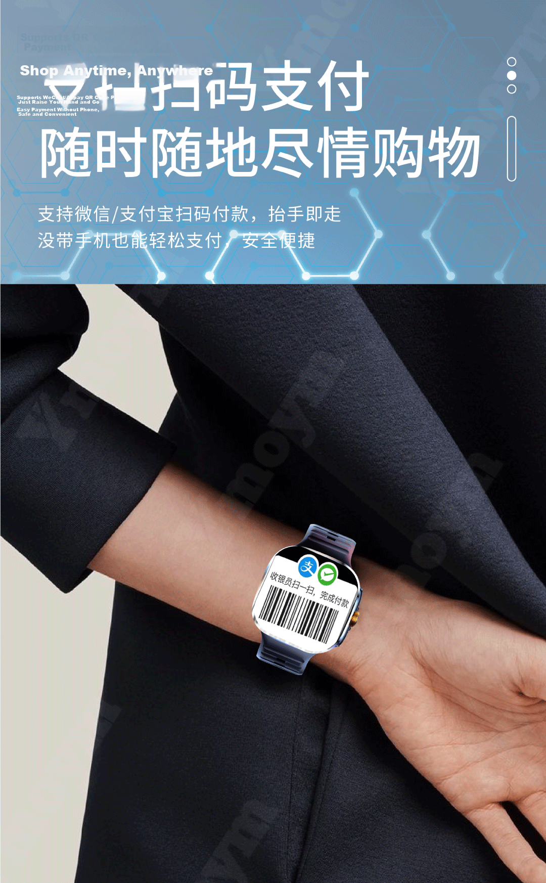 YMOYM Large Screen SIM Card Phone Smartwatch 5G SIM Card Download Video Call WeChat Ride Navigation for Adults and Students 16