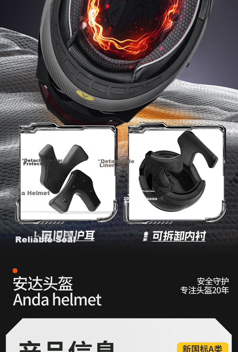 AD 3C Certified Class A Motorcycle Helmet Unisex Four-Season Bluetooth Flip-Up Winter Anti-Fog Full Face Helmet Summer Electric Scooter Safety K9 Starry Gray 13