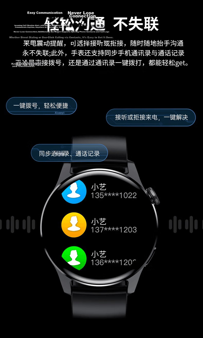 Funi Smartwatch Watch GT6 Pro Huaqiangbei Men's Sports Watch Bluetooth Call NFC Heart Rate Blood Pressure Monitoring 4