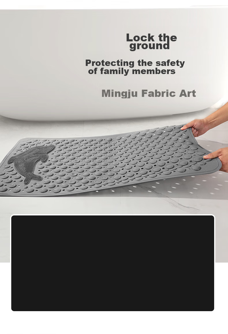 Huaxu Bathroom Non-Slip Mat, Shower Foot Pad, Bathroom Anti-Fall Floor Mat, Elderly And Pregnant Women Massage Foot Mat, Large 4