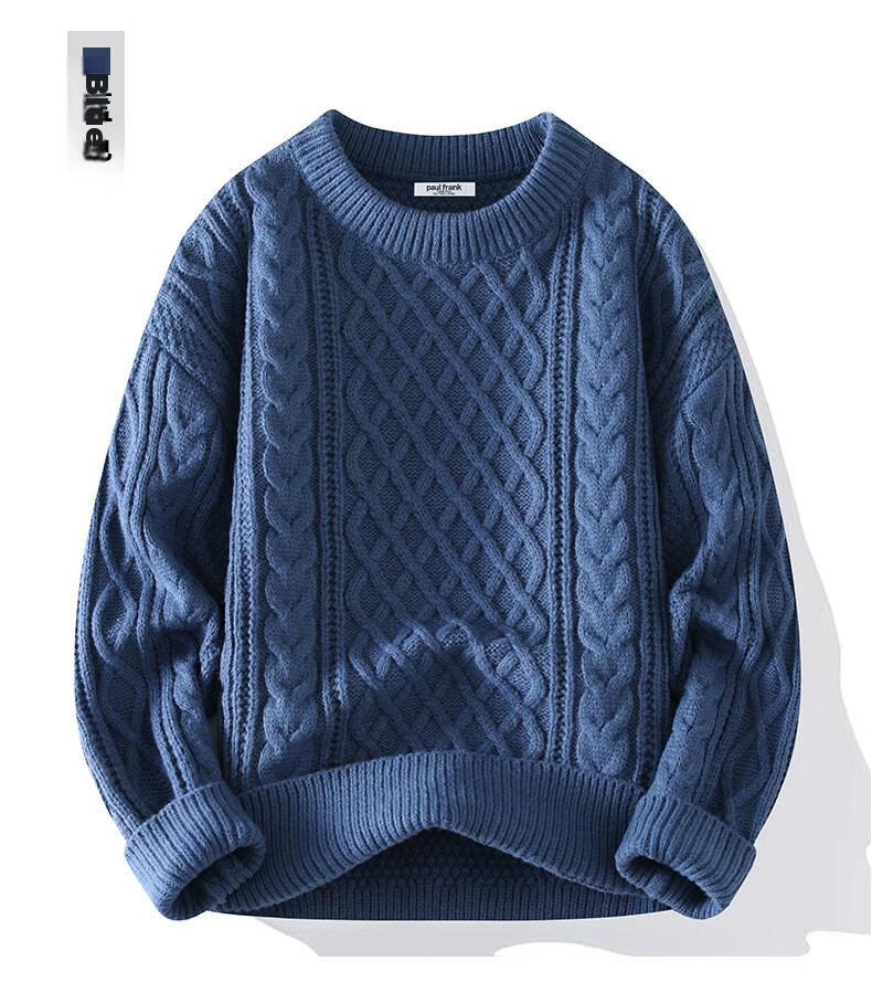 Paul Frank Red Casual Autumn Winter Knitted Sweater New Sports Men's Trendy Loose Knitwear Red L 7