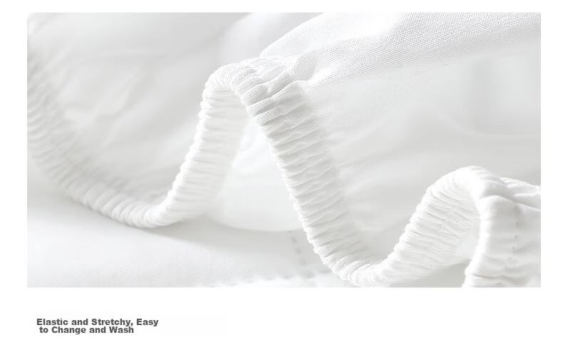 FUANNA 60-Count Long-Staple Cotton Fitted Sheet, Antibacterial Pure Cotton Bed Cover, Non-Slip And Dirt-Resistant Bed Sheet, Double-Size All-Cotton Bedding for 1.8-Meter Bed 13
