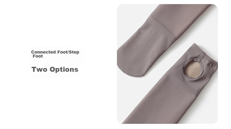 Langsha Sheer Faux Skin Tights for Women Spring Autumn Thin Velvet Black Stockings Outerwear Warm High Waist Tummy Control Butt Lift Sheer Plus Size Pantyhose 11
