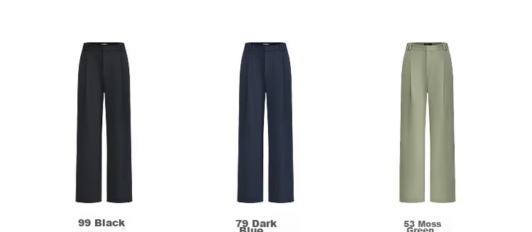 G2000 Women's 2026 Spring Summer Textured Casual Loose Straight Pants with Comfortable Stretch, Mall Edition 11