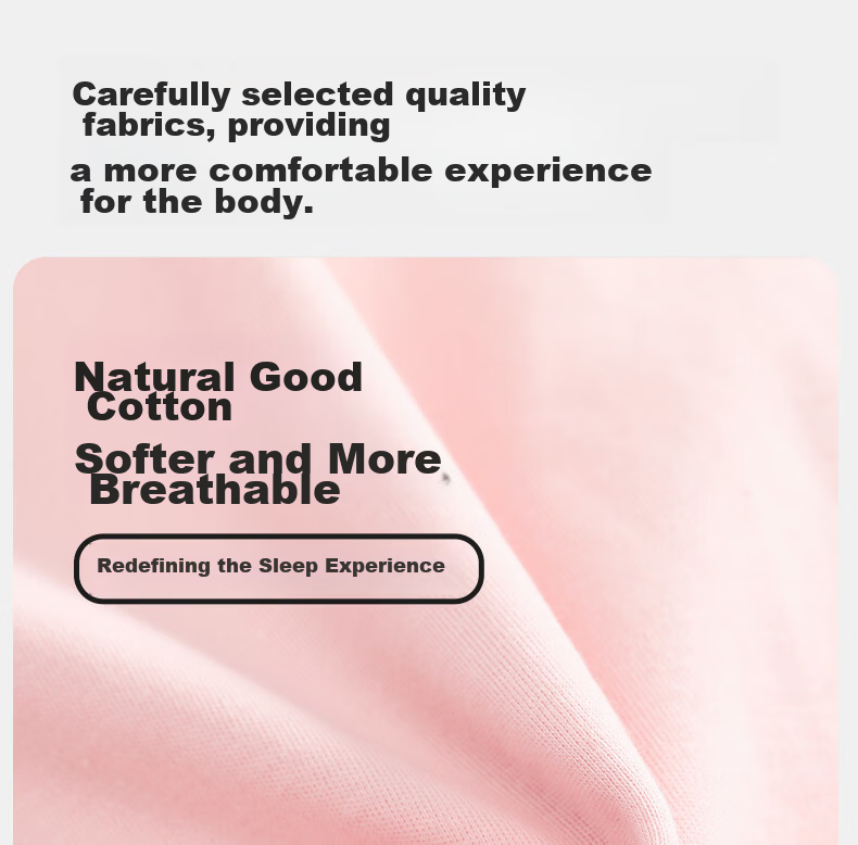 Me feeling Women's Summer New 7A Antibacterial Anti-Mite 3-Piece Loose Breathable Pajama Set Suitable for Outdoor Wear 4