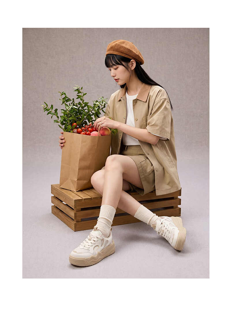 ERKE Women's Casual Sneakers Summer 2026 Breathable Versatile Sports Shoes | Youran 2 16