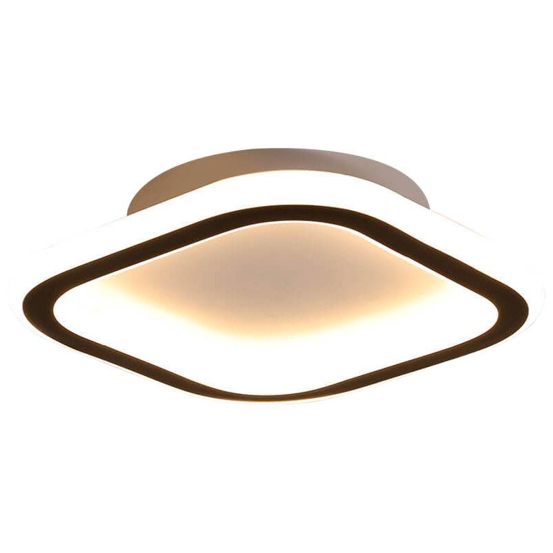 NVC LED Corridor Ceiling Light, Simple Design, 12W High Brightness Warm Light, Hole Spacing 90-120mm
