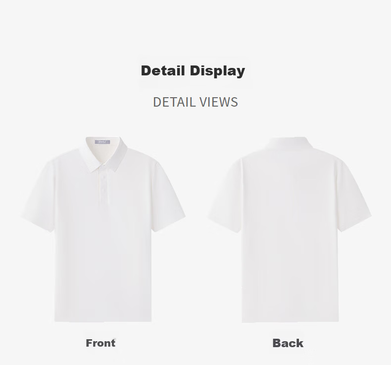Goldlion [Yunbingge] Men's Short Sleeve Cooling Polo Shirt 2026 Spring Summer Multicolor Waffle Collar Khaki Green - 64L 14