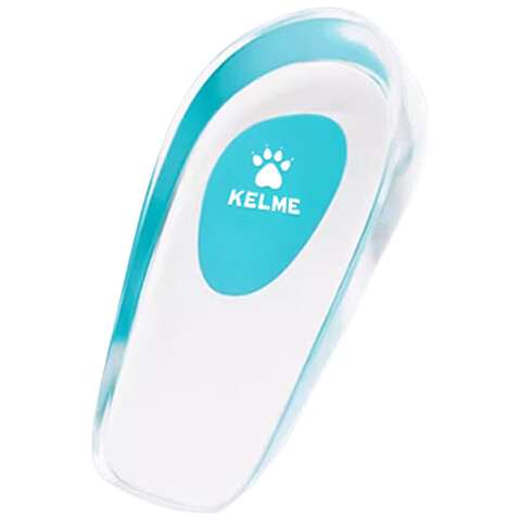 KELME Silicone Heel Pad Insole Men Heel Pain Relief Cushion Height Increasing Shock Absorbing Half Insole for Women Foot Pain