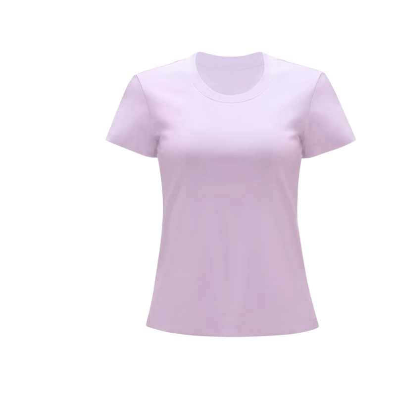 CAMEL Outdoor Casual Women's Shoulder T-Shirt 26 Spring Summer Breathable Stretch Slim Cotton Sports Tee K092