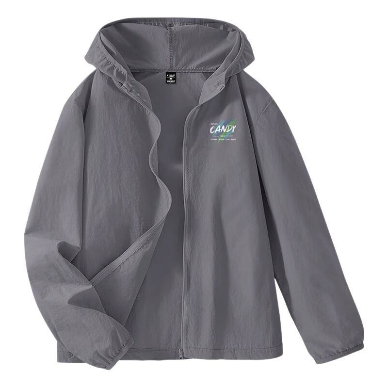 Jeanswest Men's Summer Outdoor UPF50+ Lightweight Loose UV Protection Skin Jacket Sunscreen Coat