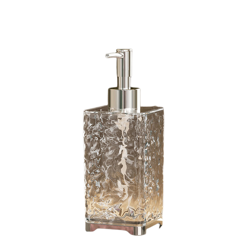 Yu Shang Jia Ren Luxury Hotel Travel Size Square Press Pump Bottles for Shampoo, Shower Gel, and Hand Soap Foam Dispenser