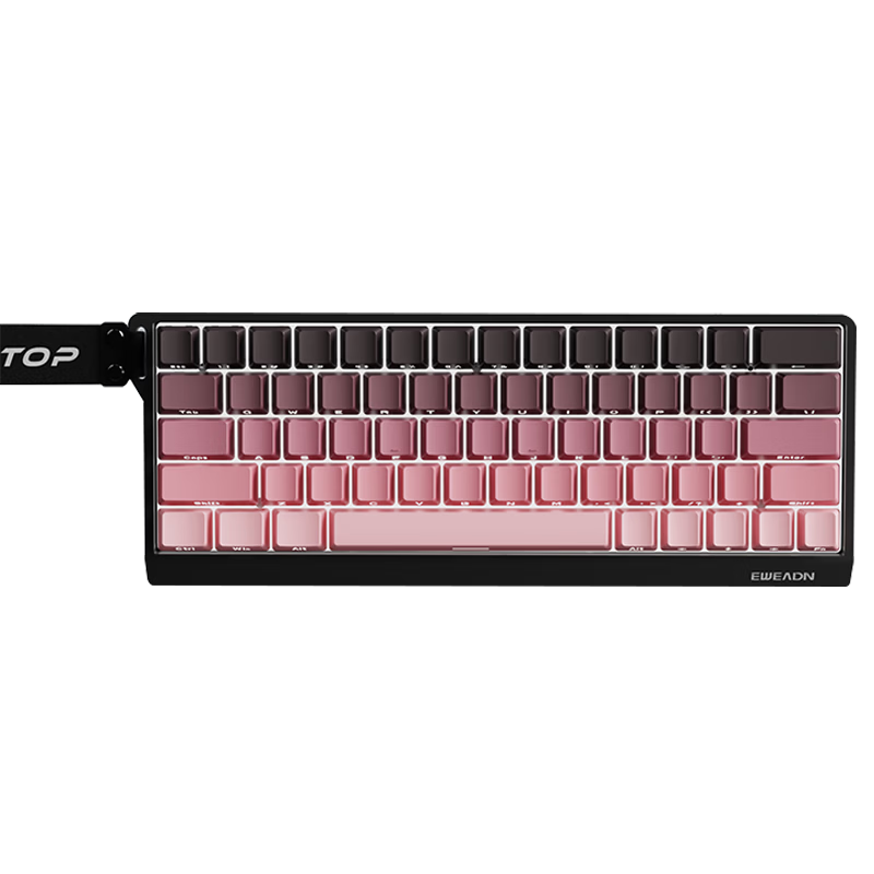 EWEADN DK63 Mechanical Gaming Keyboard Hot-Swappable Wired Customizable 63-Key Layout Side-Printed High-Quality Desktop Office