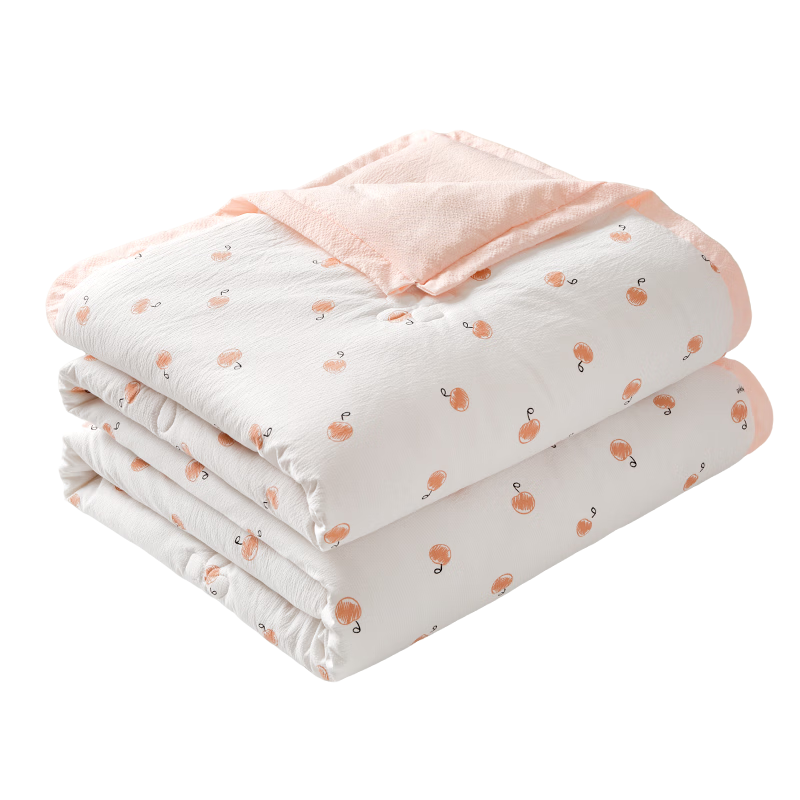 Grace Summer Cooling Quilt Air Conditioning Blanket Single Dormitory Summer Cooling Thin Quilt Apple Pie 150cm*200cm