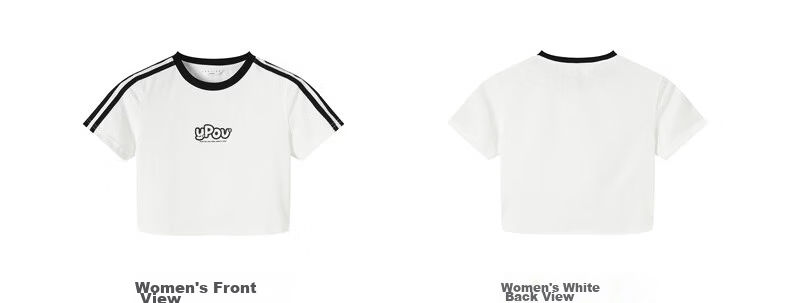 TonLion 2026 Summer New Couple Short Sleeve T-Shirt Unisex Shoulder Top Summer Trendy Short Sports Style 21