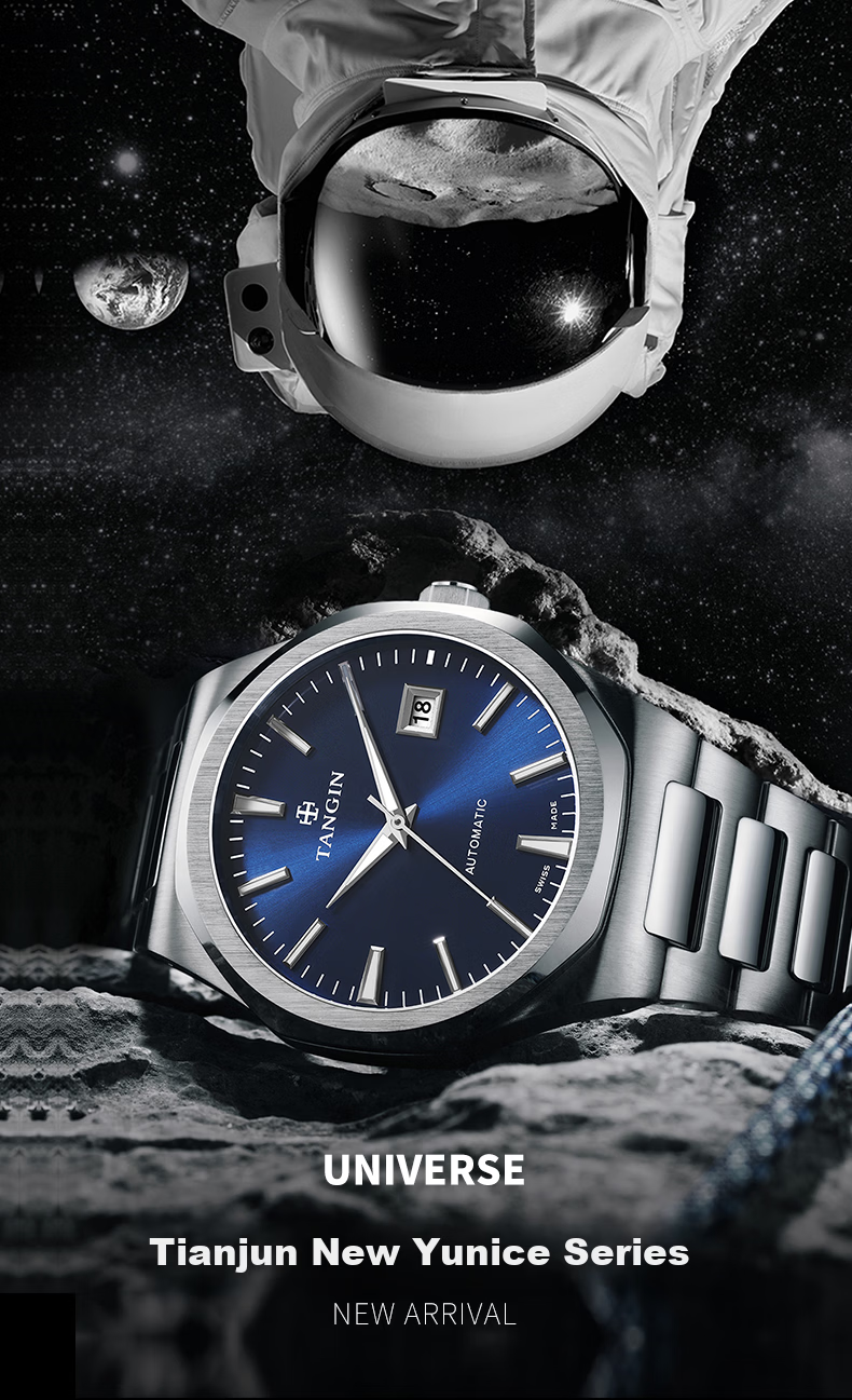 TANGIN Swiss Imported Men's Mechanical Watch Waterproof Luxury Men's Watch Birthday Gift for Men 2
