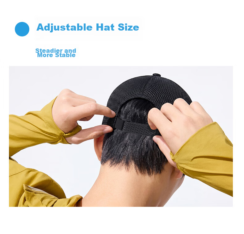 JEEP SPIRIT Fashion Trendy Baseball Cap Summer Mesh Breathable Versatile Duckbill Sun Hat Men's Sunshade Cap 14