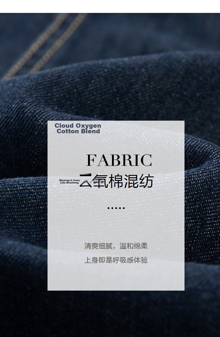 Demana [Cloud Oxygen Cotton Blend] Spring Korean Style Urban Elastic Waist Contrast Stitching Denim Loose Fit Women's Dress 2