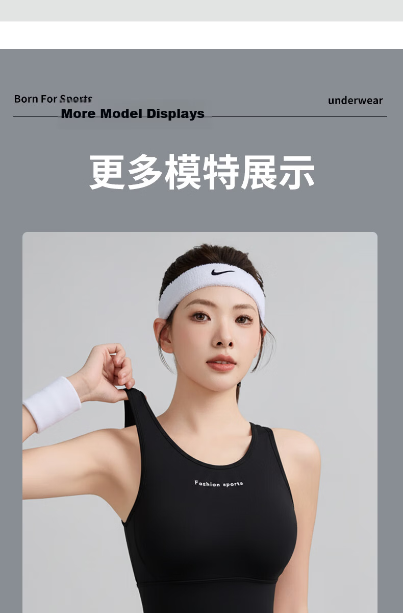 GUJIN Women's Sports Bra 2026 Strap Tank Top Shockproof Push-Up Anti-Sagging Fitness Running Yoga Seamless Bra 19