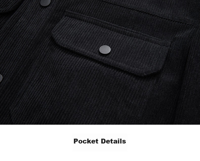 Shanshan [Corduroy] High-End Men's Casual Lapel Workwear Loose Trendy Versatile Jacket Coat for Spring and Autumn 16