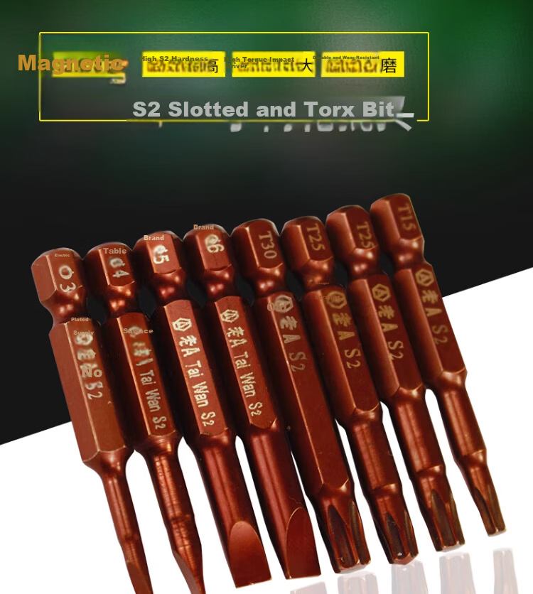 LAOA LAO A Plum Blossom Star Screwdriver Bits Set 10pcs T20*50mm LA612T20 1