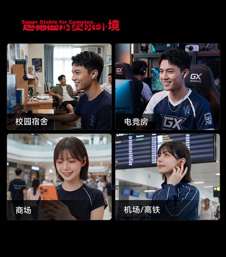EDIFIER HECATE GX03 Ultra 2026 Latest 2.4G True Wireless TWS Bluetooth In-Ear Noise Cancelling Gaming E-Sports Computer Delta FPS Mecha White 18