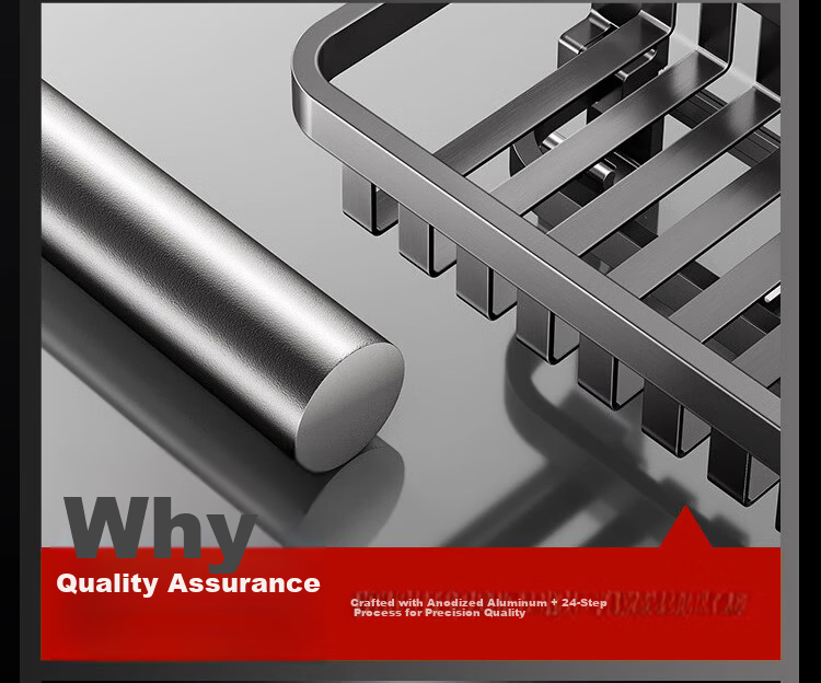 Submarine Space Aluminum Towel Rack Bathroom Storage Shelf Foldable Bath Towel Rack QST01L0102260G 5