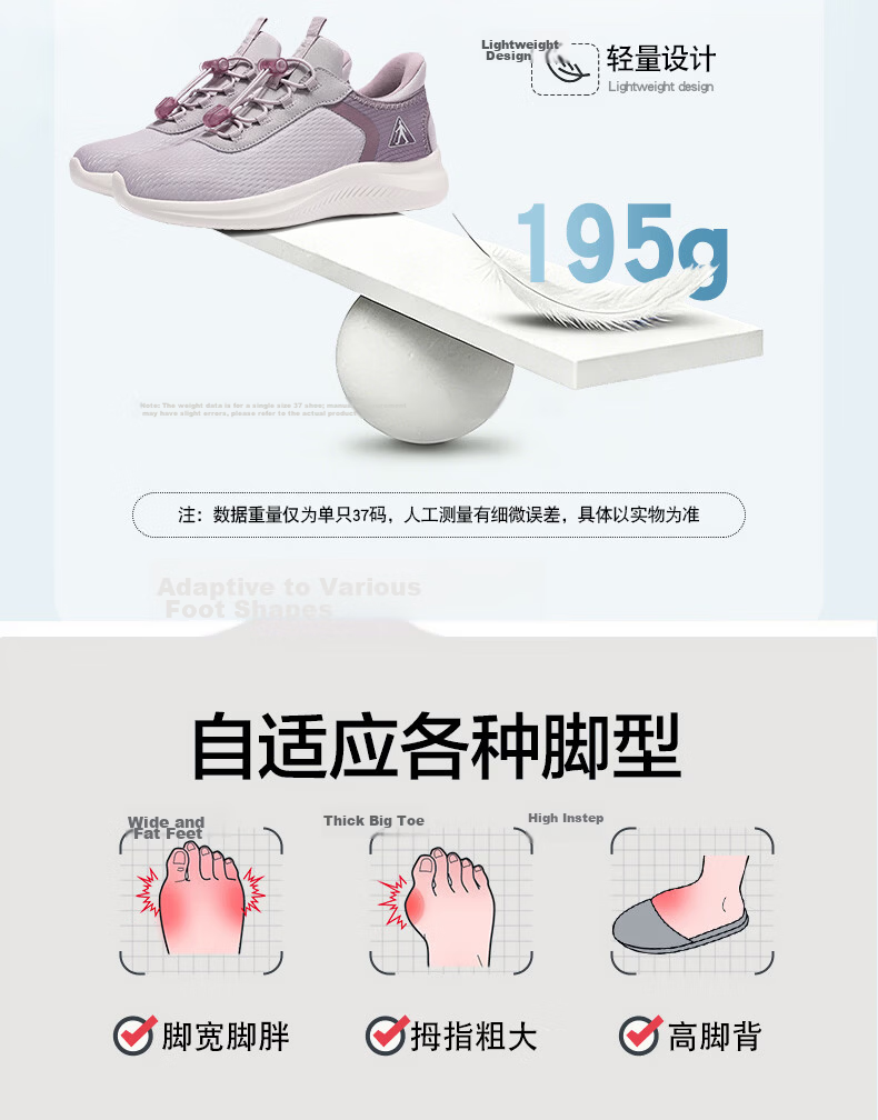 Zulijian Summer New Slip-On Non-Bending Anti-Slip Comfortable Breathable Walking Shoes for Mom Black Size 35 10