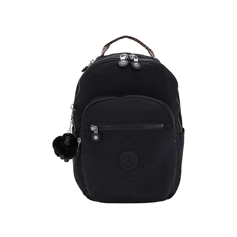 Kipling 2026 New Large Capacity Practical Versatile SEOUL S Blue Base Letter Print Backpack Birthday Gift