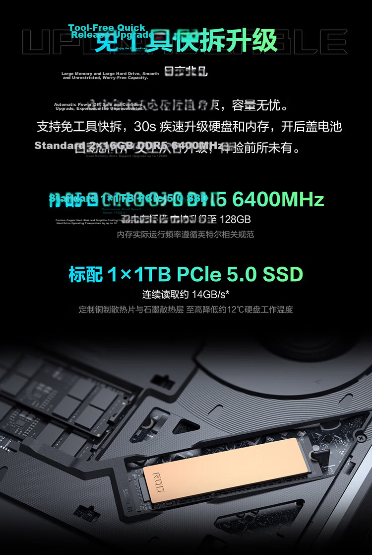 ROG Gunslinger 10 Plus 18-inch Gaming Laptop U9 290HX Plus 32GB 1TB RTX 5070Ti 2.5K Exclusive Mouse for Yihaodian 11