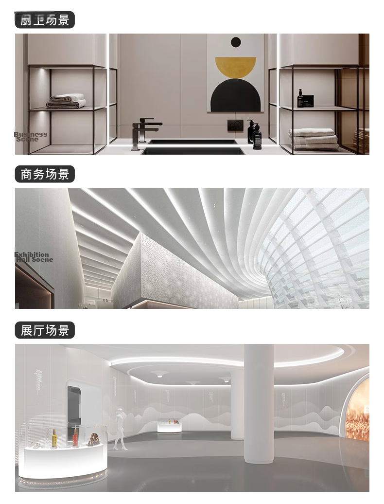 NVC LED Strip Light Dome Ceiling Mounted High Brightness Waterproof Recessed Light Bar 2835-60 LEDs 100m Warm Yellow Light 6