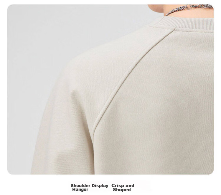 JEEP Men's Spring Autumn Crew Neck Long Sleeve Sweatshirt Casual Trendy Versatile Men's Clothing Heather Gray XL 21