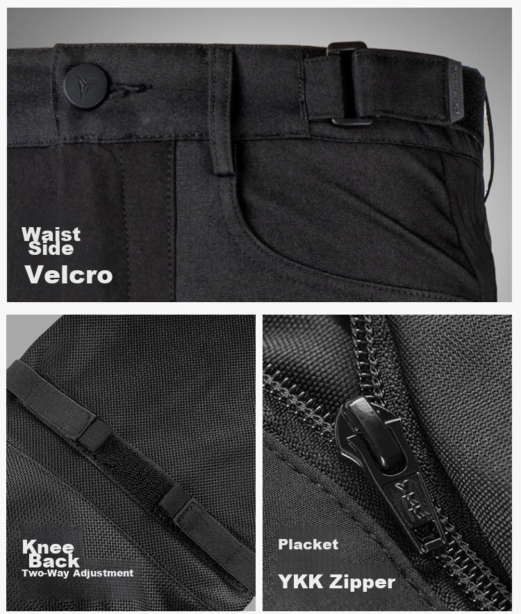 MOTOWOLF Motorcycle Riding Pants Professional Riding Gear Breathable CE Level Protective Motorcycle Casual Pants Summer Unisex 12
